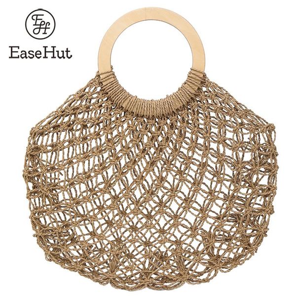 easehut hollow out round beach straw bag for women vintage round handle hand-woven rattan bag bohemian summer vacation bags
easehut hollow out round beach straw bag for women vintage round handle hand-woven rattan bag bohemian summer vacation bags