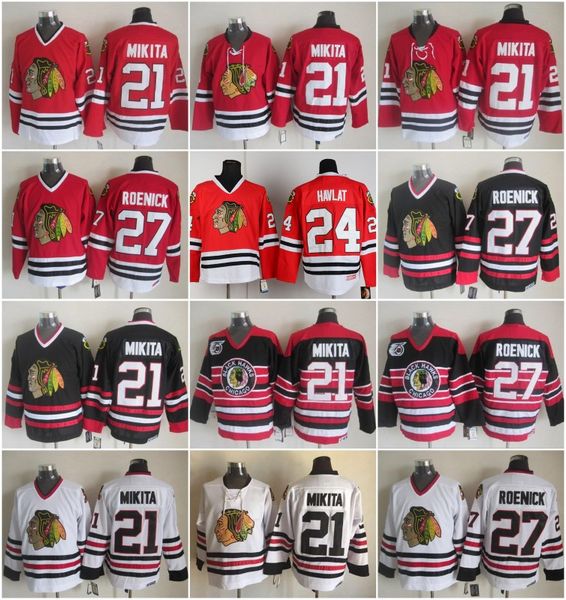Men 21 Stan Mikita Home Jersey Hockey Chicago Blackhawks Vintage CCM 27 Jeremy Roenick 24 Martin Havlat 28 Steve Larmer Red White Black
Men 21 Stan Mikita Home Jersey Hockey Chicago Blackhawks Vintage CCM 27 Jeremy Roenick 24 Martin Havlat 28 Steve Larmer Red White Black