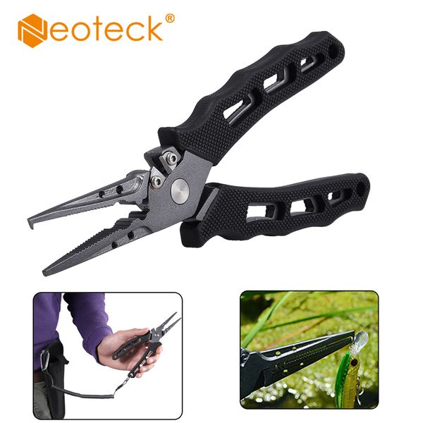 neoteck stainless steel pliers hook removers braid cutters split ring scissors