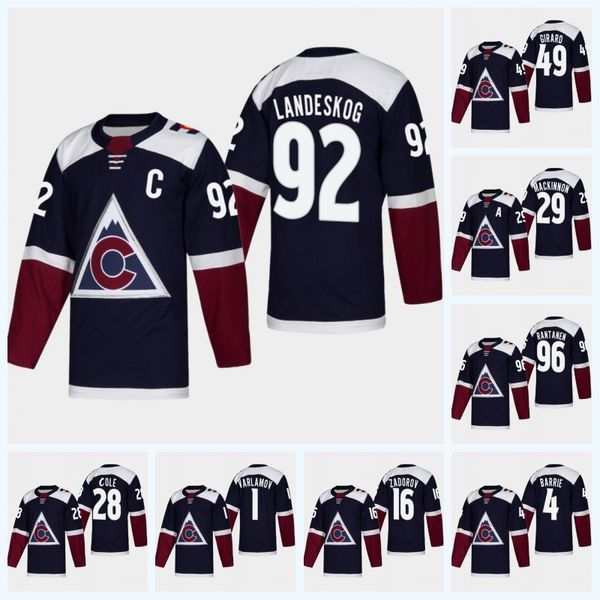 colorado avalanche 2020 jersey vladislav namestnikov nathan mackinnon cale makar mikko rantanen gabriel landeskog samuel girard nazem kadri, Black;red 
colorado avalanche 2020 jersey vladislav namestnikov nathan mackinnon cale makar mikko rantanen gabriel landeskog samuel girard nazem kadri, Black;red