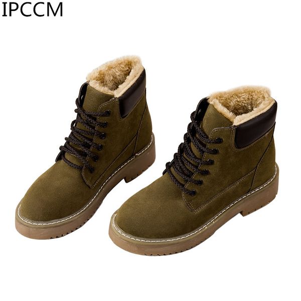 korean version 2019 new winter student wild warm plus velvet comfortable wear-resistant solid color women's snow boots, Black
korean version 2019 new winter student wild warm plus velvet comfortable wear-resistant solid color women's snow boots, Black