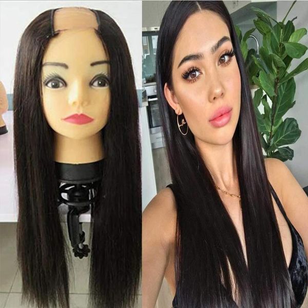 u part wig human hair wig for women black straight human hair wigs swiss lace colored pervious virgin, Black;brown
u part wig human hair wig for women black straight human hair wigs swiss lace colored pervious virgin, Black;brown