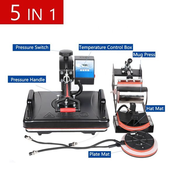 12x15 inch combo 5 in 1 sublimationt shirt heat press machine for printing t shirt/phone case/cap/puzzle/mouse pad
12x15 inch combo 5 in 1 sublimationt shirt heat press machine for printing t shirt/phone case/cap/puzzle/mouse pad