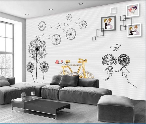 3d wall covering custom mural wallpaper 3d romantic dandelion love jewelry bicycle tv background wall art pictures home decor wall papers
3d wall covering custom mural wallpaper 3d romantic dandelion love jewelry bicycle tv background wall art pictures home decor wall papers