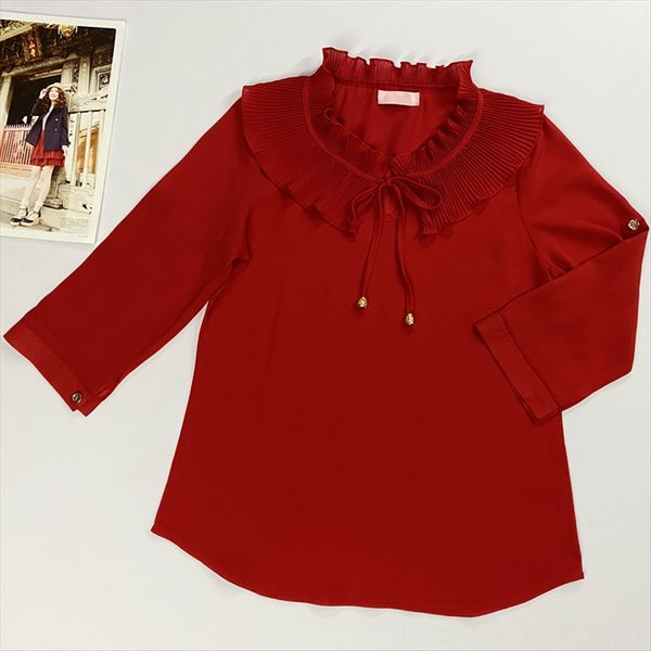 2020 chiffon women's solid color short sleeve chiffon oem shirt shirt generation, White
2020 chiffon women's solid color short sleeve chiffon oem shirt shirt generation, White