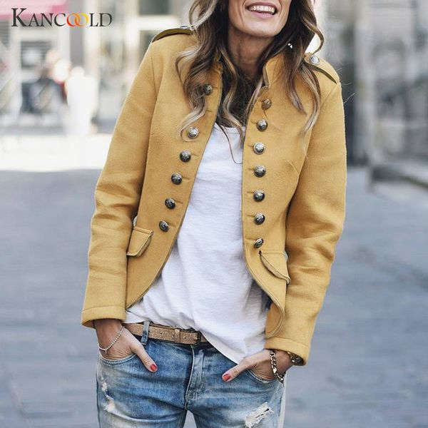 kancoold coats womens ladies retro button pockets bomber jacket casual outwear fashion new woman coats and jackets 2019jul29, Black;brown
kancoold coats womens ladies retro button pockets bomber jacket casual outwear fashion new woman coats and jackets 2019jul29, Black;brown