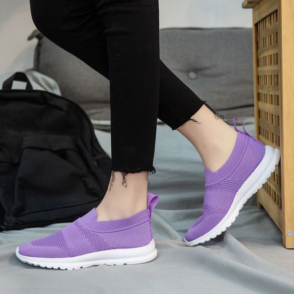 rimocy comfortable breathable casual shoes woman 2020 spring summer elastic knitted sneakers women plus size 35-43 light flats, Black
rimocy comfortable breathable casual shoes woman 2020 spring summer elastic knitted sneakers women plus size 35-43 light flats, Black