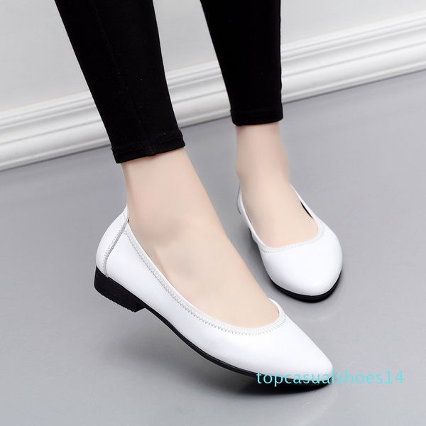 muyang ballet flats 2019 genuine leather flat shoes woman pointed toe casual work shoes women flats loafers size 34-42, Black
muyang ballet flats 2019 genuine leather flat shoes woman pointed toe casual work shoes women flats loafers size 34-42, Black