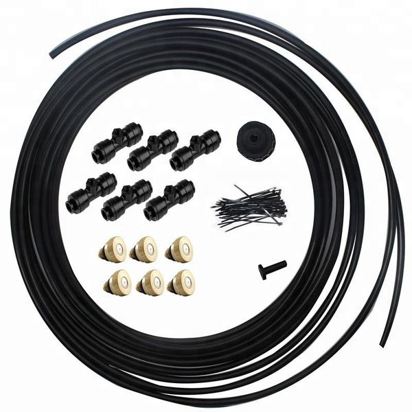 6m outdoor misting cooling sprayer system kit for greenhouse garden flowers plant waterring irrigation nebulizer sprinkler
6m outdoor misting cooling sprayer system kit for greenhouse garden flowers plant waterring irrigation nebulizer sprinkler