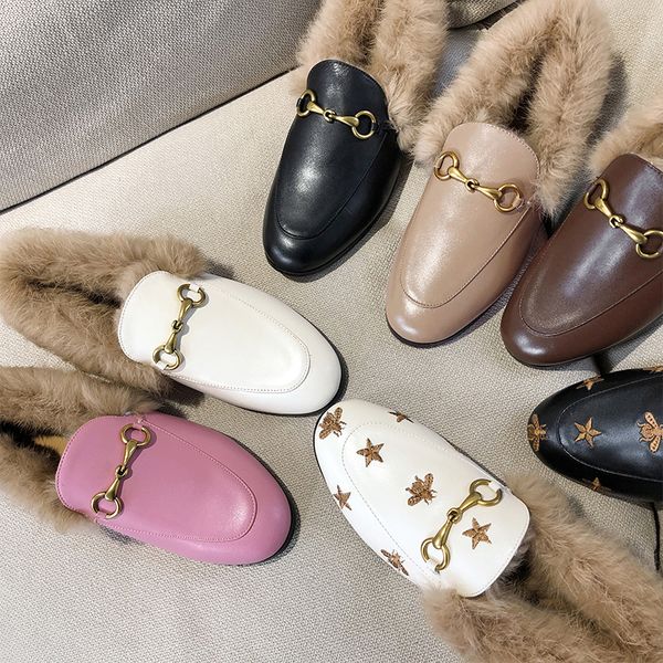 women luxury leather princetown velvet loafers with fur mens designer fashion loafers with horsebit metal buckle warm fur shoes eur34-46, Black
women luxury leather princetown velvet loafers with fur mens designer fashion loafers with horsebit metal buckle warm fur shoes eur34-46, Black