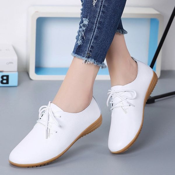 women's shoes 2020 spring new leather student flat bottom small white shoes round head casual shoefy, Black
women's shoes 2020 spring new leather student flat bottom small white shoes round head casual shoefy, Black