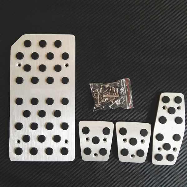 dee aluminium accessory for kia rio at/mt accelerator gas fuel brake foot rest pedal pad car styling sticker cover
dee aluminium accessory for kia rio at/mt accelerator gas fuel brake foot rest pedal pad car styling sticker cover