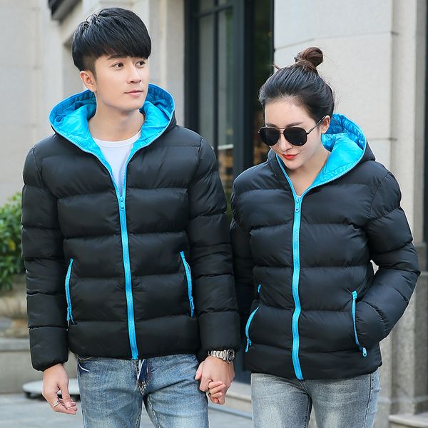 2017 warm outwear winter jacket men windproof hood men women love jacket size 6 colors plus size s-4xl, Black
2017 warm outwear winter jacket men windproof hood men women love jacket size 6 colors plus size s-4xl, Black
