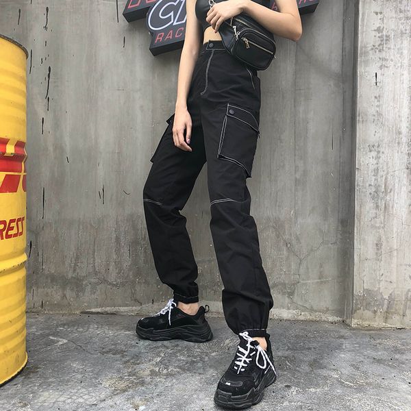 Harajuku Случайные Черные Брюки Капри Эластичный Высокой Талией Дамы Брюки Уличной Г
Harajuku Случайные Черные Брюки Капри Эластичный Высокой Талией Дамы Брюки Уличной Г