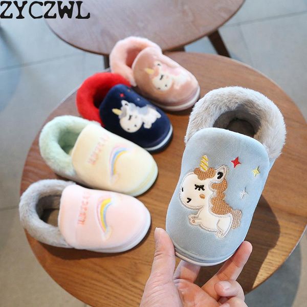 new unicorn winter baby slippers home kids plush slippers toddler girl cotton rainbow boys flip flops indoor house flats shoes, Black;grey
new unicorn winter baby slippers home kids plush slippers toddler girl cotton rainbow boys flip flops indoor house flats shoes, Black;grey