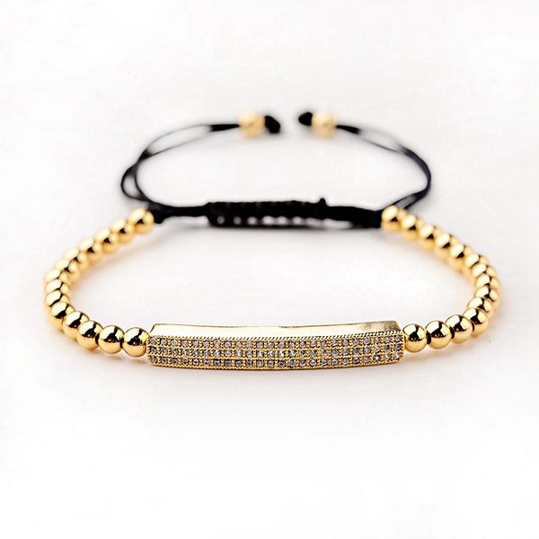 2019 luxury cz white zircon long tubes gold bracelet men jewelry 4mm copper beads macrame bracelets&bangles for women ab1215, Black
2019 luxury cz white zircon long tubes gold bracelet men jewelry 4mm copper beads macrame bracelets&bangles for women ab1215, Black