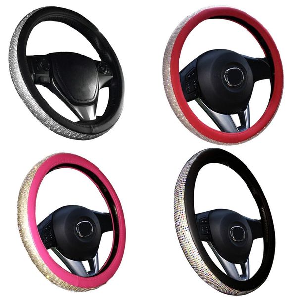 crystal rhinestone car leather steering wheel covers cap steering-wheel cover auto car for women girls
crystal rhinestone car leather steering wheel covers cap steering-wheel cover auto car for women girls