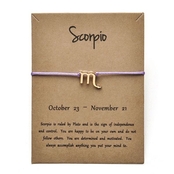 light purple colors gold card fashion jewelry 12 constellations zodiac woven bracelet bangles for women, Golden;silver
light purple colors gold card fashion jewelry 12 constellations zodiac woven bracelet bangles for women, Golden;silver