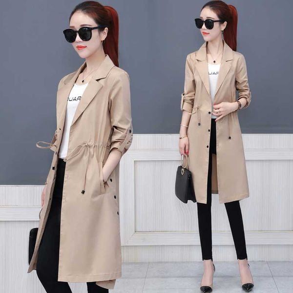 plus size 3xl 4xl women's casual mid-long trench coat oversize fashion thin outwear windbreaker female, Tan;black
plus size 3xl 4xl women's casual mid-long trench coat oversize fashion thin outwear windbreaker female, Tan;black