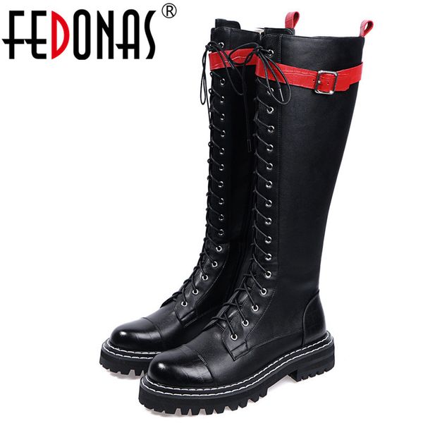 fedonas winter women knee high boots new party night club shoes woman mixed colors genuine leather ladies long riding boots t200425, Black
fedonas winter women knee high boots new party night club shoes woman mixed colors genuine leather ladies long riding boots t200425, Black