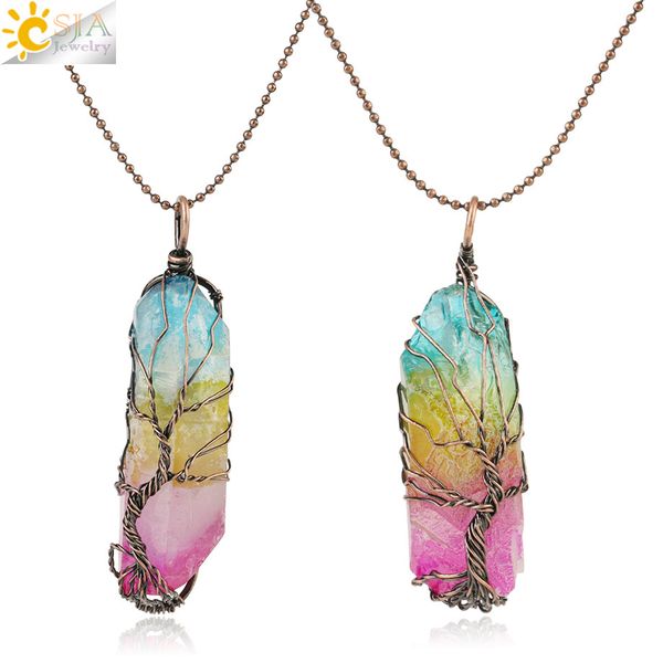 vintage reiki natural stone crystal pendant necklace women men wire wrap tree of life pendants pendulum gems rainbow jewelry, Silver
vintage reiki natural stone crystal pendant necklace women men wire wrap tree of life pendants pendulum gems rainbow jewelry, Silver