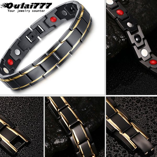 2020 new fashion jewelry hologram bracelets geometric bracelet on hand silver stainless steel couple women's bracelet on hand, Black
2020 new fashion jewelry hologram bracelets geometric bracelet on hand silver stainless steel couple women's bracelet on hand, Black