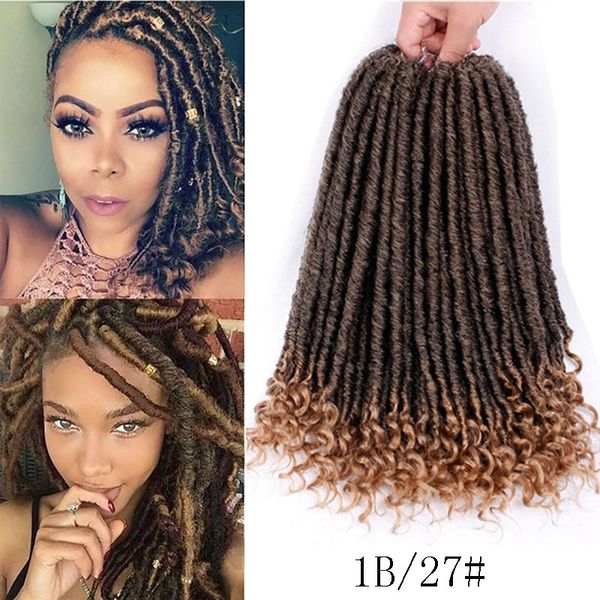 16 inch new style strands crochet hair extensions faux locs crochet braids braiding hair bulk synthetic hair ombre braids for women, Black
16 inch new style strands crochet hair extensions faux locs crochet braids braiding hair bulk synthetic hair ombre braids for women, Black