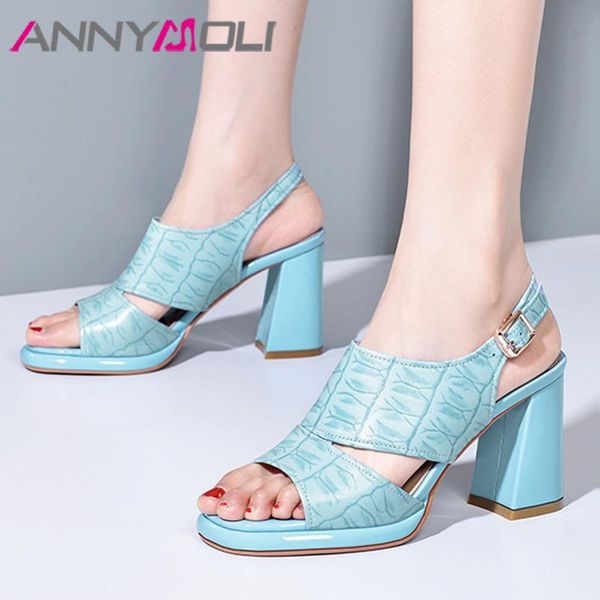 annymoli woman sandals natural genuine leather super high heels platform square heel shoes buckle female sandals beige size 43, Black
annymoli woman sandals natural genuine leather super high heels platform square heel shoes buckle female sandals beige size 43, Black