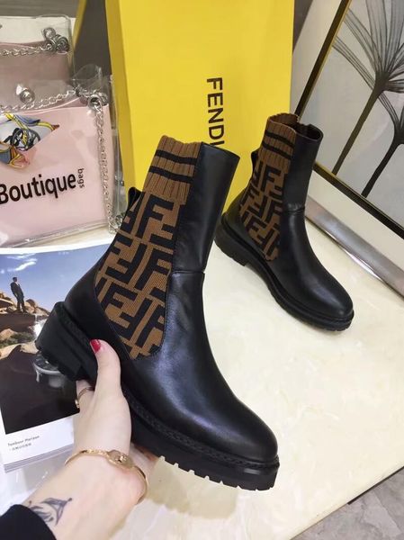 2019h luxury designer mid boots flat heel fashion boots,cowhide stitching elastic knitting retro motorcycle boots size 35-41
2019h luxury designer mid boots flat heel fashion boots,cowhide stitching elastic knitting retro motorcycle boots size 35-41