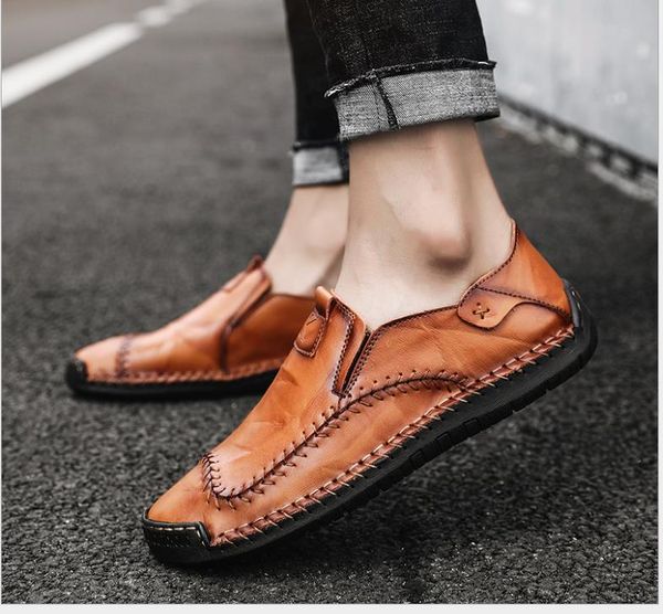 dress shoes men's 2019 summer men's shoes suede leather casual shoes, Black
dress shoes men's 2019 summer men's shoes suede leather casual shoes, Black