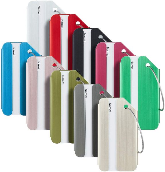 wholesale luggage tags & bag tags stainless steel aluminum various colors for trip,travel ship, Black
wholesale luggage tags & bag tags stainless steel aluminum various colors for trip,travel ship, Black