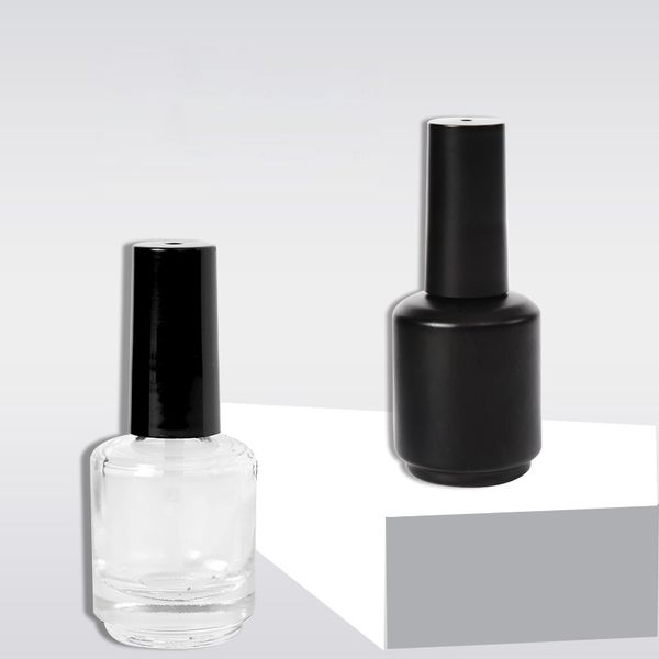 15ml frost black/clear empty nail polish bottles vials makeup refillable containers sample bottles with brush cap for nail art
15ml frost black/clear empty nail polish bottles vials makeup refillable containers sample bottles with brush cap for nail art