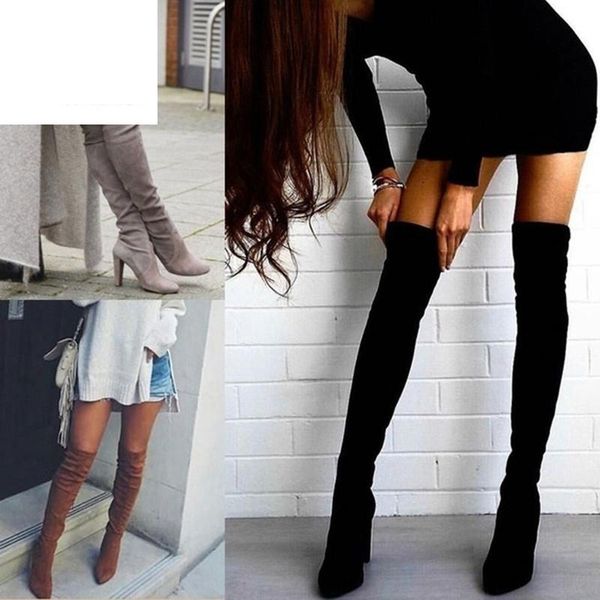 size 34-43 2018 new shoes women boots black over the knee boots female autumn winter lady thigh high
size 34-43 2018 new shoes women boots black over the knee boots female autumn winter lady thigh high