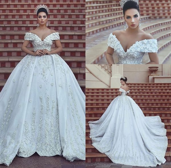 dubai arabic off shoulders satin long wedding dresses said mhamad ivory lace appliqued beaded wedding bridal gowns corset back wedding gown, White
dubai arabic off shoulders satin long wedding dresses said mhamad ivory lace appliqued beaded wedding bridal gowns corset back wedding gown, White