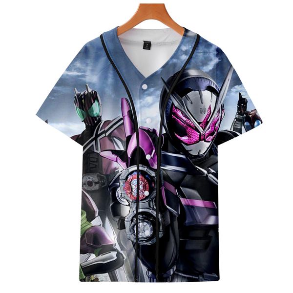 2019 masked rider zio 100 3d print summer baseball shirts fashion short sleeve casual streetwear clothes cosplay, White;black
2019 masked rider zio 100 3d print summer baseball shirts fashion short sleeve casual streetwear clothes cosplay, White;black