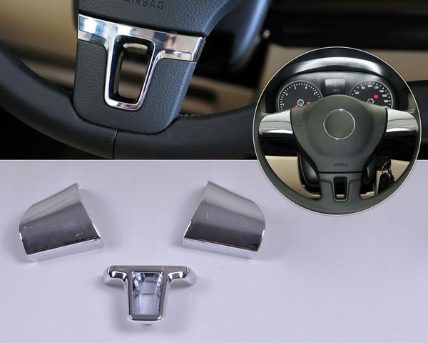dwcx car chrome steering wheel trim cover frame interior decoration fit for vw lavida 2011 2012
dwcx car chrome steering wheel trim cover frame interior decoration fit for vw lavida 2011 2012