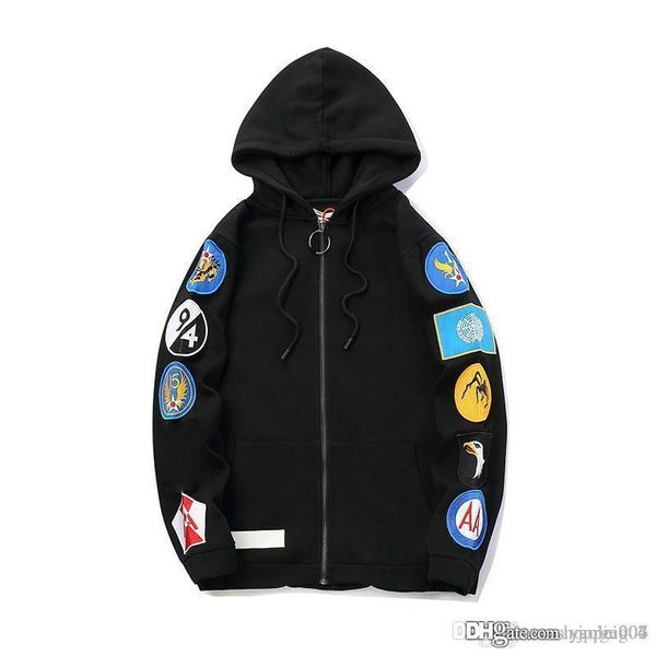 brand new men's hoodie sweater white long-sleeved badge print sweater winter hooded plus velvet jacket men's clothing, Black
brand new men's hoodie sweater white long-sleeved badge print sweater winter hooded plus velvet jacket men's clothing, Black