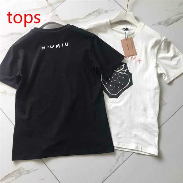 women designer t shirts gg brand tees letters printed short sleeves strawberry pattern style luxury girl t shirts lr200405 /2, White
women designer t shirts gg brand tees letters printed short sleeves strawberry pattern style luxury girl t shirts lr200405 /2, White
