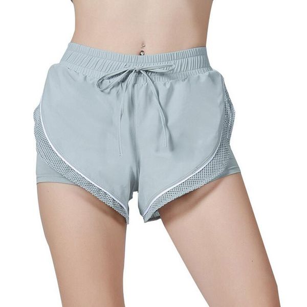 2020 new style women quick dry yoga double layers sports shorts outdoor fitness gym breathable grenadine yoga running shorts, White;red
2020 new style women quick dry yoga double layers sports shorts outdoor fitness gym breathable grenadine yoga running shorts, White;red