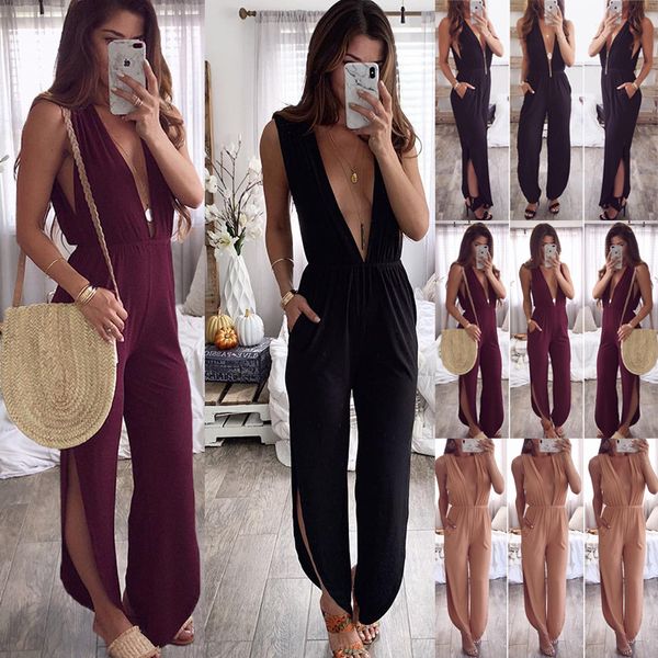 blast 2019 summer fashion casual v collar strap pocket women's jumpsuit glitter jumpsuit bodysuit plus size ony006, Black;white
blast 2019 summer fashion casual v collar strap pocket women's jumpsuit glitter jumpsuit bodysuit plus size ony006, Black;white