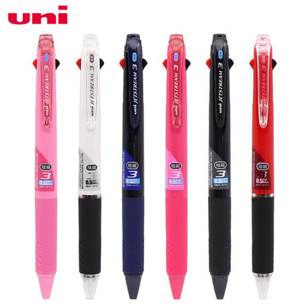 1pcs japan uni jetstream smooth multi-function middle pen sxe3-400 ballpoint pen tri-color office writing learning 0.5, Black;red
1pcs japan uni jetstream smooth multi-function middle pen sxe3-400 ballpoint pen tri-color office writing learning 0.5, Black;red