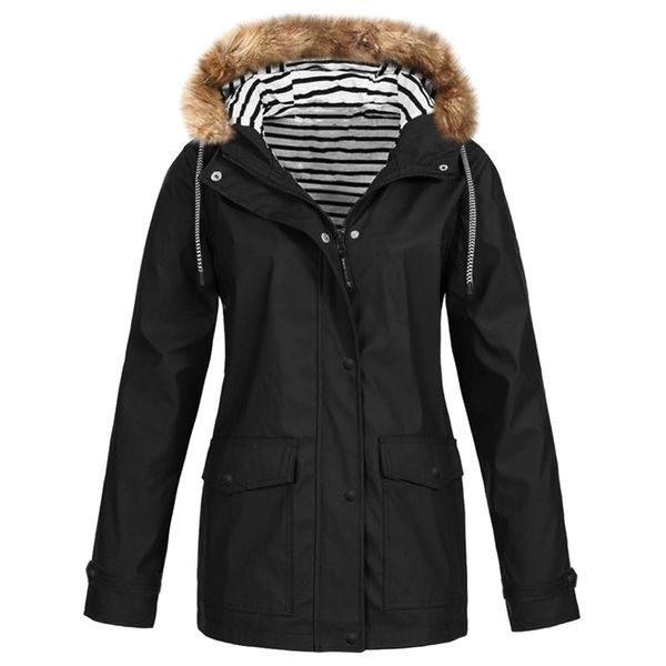 2019 winter jacket for women fashion black solid thickening fur collar coat women outdoor korean style women's down jacket parka
2019 winter jacket for women fashion black solid thickening fur collar coat women outdoor korean style women's down jacket parka