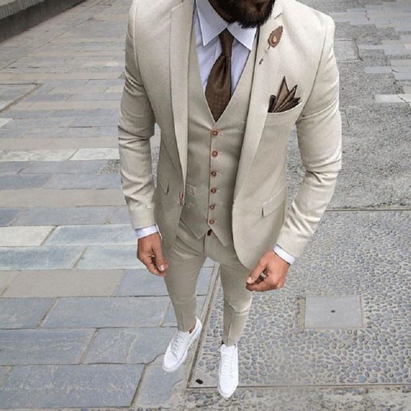 new slim fit one button beige wedding groom tuxedos notch lapel groomsmen men suits prom blazer (jacket+pants+vest+tie) 181, Black;gray
new slim fit one button beige wedding groom tuxedos notch lapel groomsmen men suits prom blazer (jacket+pants+vest+tie) 181, Black;gray