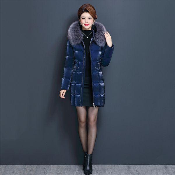 women down jacket winter gold velvet parka 2018 new large size female coats thick fur collar hooded elegant women outerwear n572, Black
women down jacket winter gold velvet parka 2018 new large size female coats thick fur collar hooded elegant women outerwear n572, Black