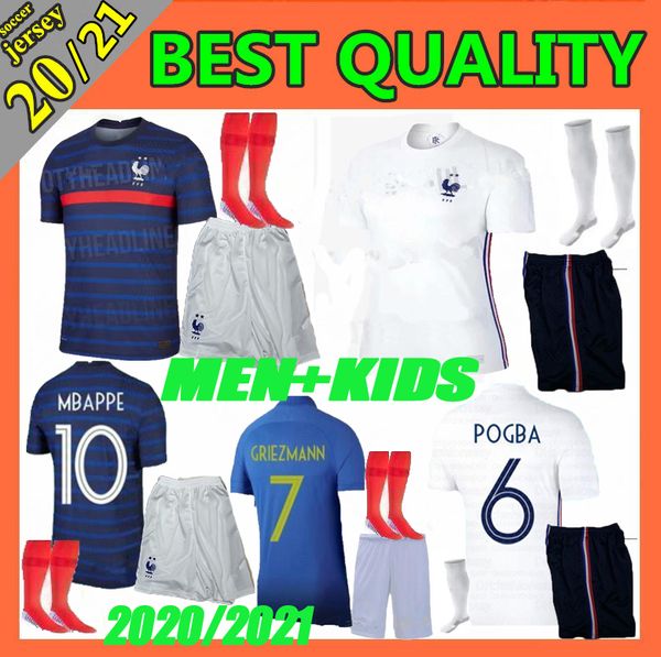 men +kids kit 2020 france soccer jersey 20 21 france 100th maillot de foot mbappe varane griezmann thauvin kante pogba football shirt, Black
men +kids kit 2020 france soccer jersey 20 21 france 100th maillot de foot mbappe varane griezmann thauvin kante pogba football shirt, Black