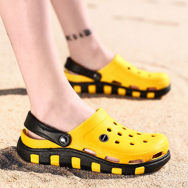 summer men sandals water beach men slippers jelly shoes lightweight garden sandals zapatos hombre, Black
summer men sandals water beach men slippers jelly shoes lightweight garden sandals zapatos hombre, Black