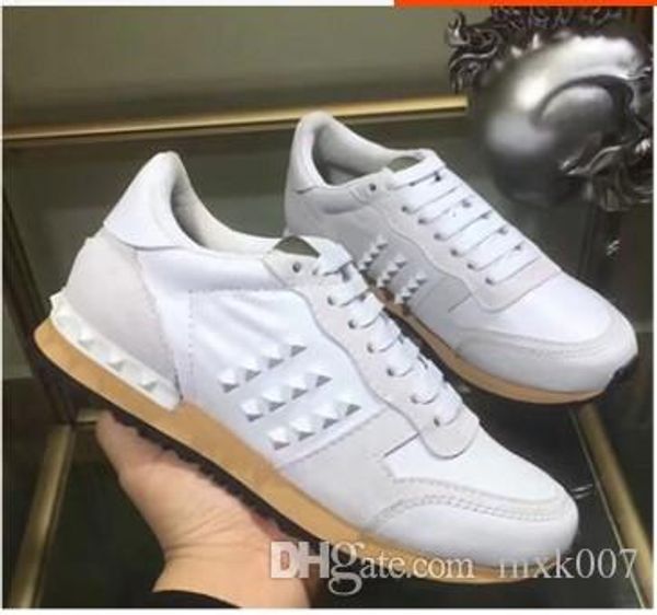 luxury design brand designer genuine leather men sneakers mens race runners women skateboard shoes white sole womens hy021, Black
luxury design brand designer genuine leather men sneakers mens race runners women skateboard shoes white sole womens hy021, Black