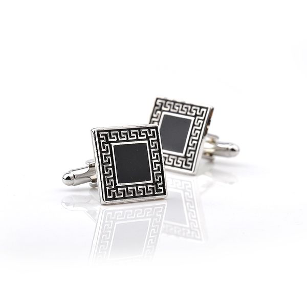 new arrive men's shirt silver cufflinks retro style men black enamel square cuff button for mens wedding cufflink, Silver;golden
new arrive men's shirt silver cufflinks retro style men black enamel square cuff button for mens wedding cufflink, Silver;golden