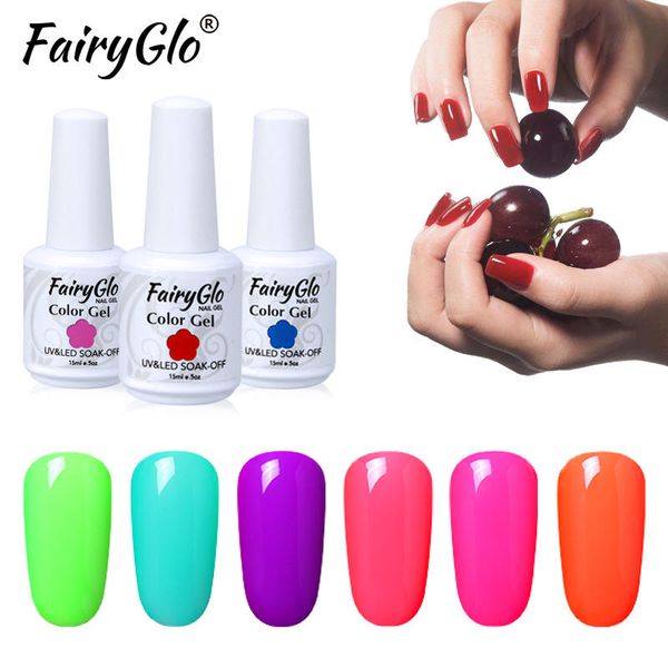 fairyglo 15ml fluorescent neon color gel polish nail art vernis semi permanent nail polish uv for manicure enamel lacquer paint, Red;pink
fairyglo 15ml fluorescent neon color gel polish nail art vernis semi permanent nail polish uv for manicure enamel lacquer paint, Red;pink