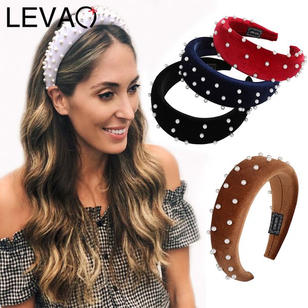 levao fashion western style solid colors pearl thicken padded hairbands bezel turban women headbands girls accessories headwear
levao fashion western style solid colors pearl thicken padded hairbands bezel turban women headbands girls accessories headwear